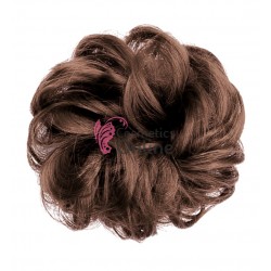 Coc modern din par artificial cu elastic C131948 Saten Mediu 